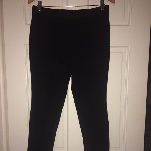 Emerson Fry Pants - Emerson Fry Black Ankle Zipper Pull On Pencil Pant